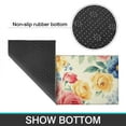 thumbnail image 6 of Pioneer Flower Floral Print Pattern Kitchen Rugs Sets Of 2,Anti Fatigue Kitchen Mat Rugs Non Slip Washable,Decorative Kitchen Floor Mats for Kitchen,Sink,Laundry,17"x30"+17"x47", 6 of 7