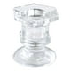 thumbnail image 1 of Bearachild Candelero de cristal Candelabro transparente Centros de decorativos de boda Jardín y Patio Hexágono, 1 of 6