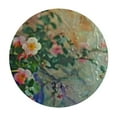 thumbnail image 4 of Round Tablecloth Fitted Table Cloth with Elastic Edge for Round Table, Watercolor Floral Circular Table Cover Waterproof Wipeable, 4 of 8