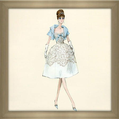 Picture Perfect International ''Party Dress Barbie  Doll'' by Robert Best Framed Painting