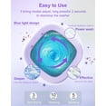 thumbnail image 3 of Portable Washing Machine, 16L Mini Washer for Apartments, RV & Travel | Folding Clothes Washer with Spin Basket & 3 Modes | Compact Washing Machine for Underwear, Socks, Baby Clothes (Purple), 3 of 8