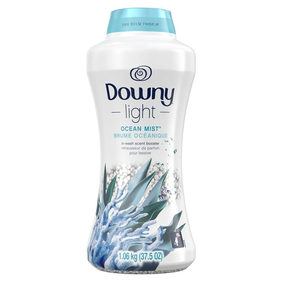 Downy Light Laundry Scent Booster Beads Ocean Mist with No Heavy Perfumes, 1.06 kg (37.5 oz)