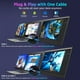 thumbnail image 2 of Extensor de pantalla para portátil QQH Z80A, 15.6 pulgadas, FHD IPS, triple monitor, 2 of 8