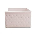 thumbnail image 2 of Bowery Hill Mid-Century Velvet/Wood Full Daybed in Light Pink, 2 of 8