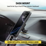 Scosche MagicMount Universal Adjustable 360°, Strong Magnetic Dash Phone Mount MAGDM
