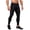 Black, variant on Men's Compression Pants, Athletic Sports Leggings & Running Tights, Base Layer Bottoms Red XXL(XXL)