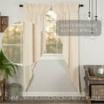 thumbnail image 4 of VHC Brands Simple Life Flax Natural Country Farmhouse Window Curtain Prairie Long Panel Set of 2 84x36x18, 4 of 8
