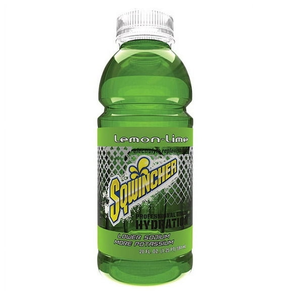 Sqwincher® Ready-To-Drink, 20 oz Bottles/Yield, Lemon Lime, 24/Case