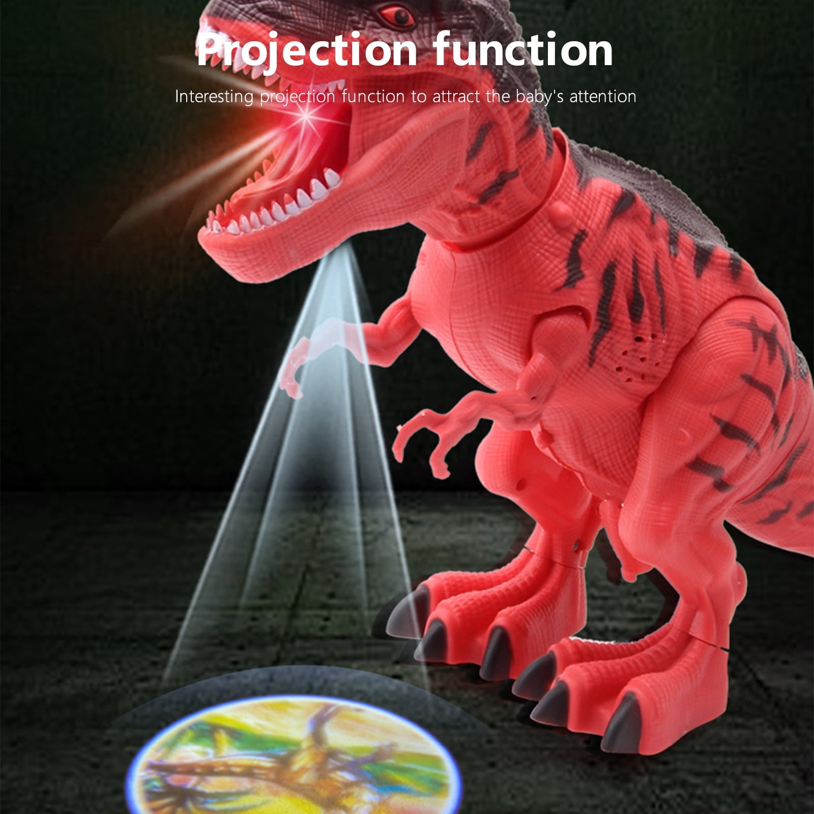 Kayannuo Back to School Clearance Electric Light Spray Flying Dragon Toy  Walking With Light Electric Dinosaur Toy Christmas Gifts 