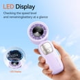 thumbnail image 4 of Ventilador portátil KIMMOO Turbo 3 en 1 de 100 velocidades, color morado, 4 of 8