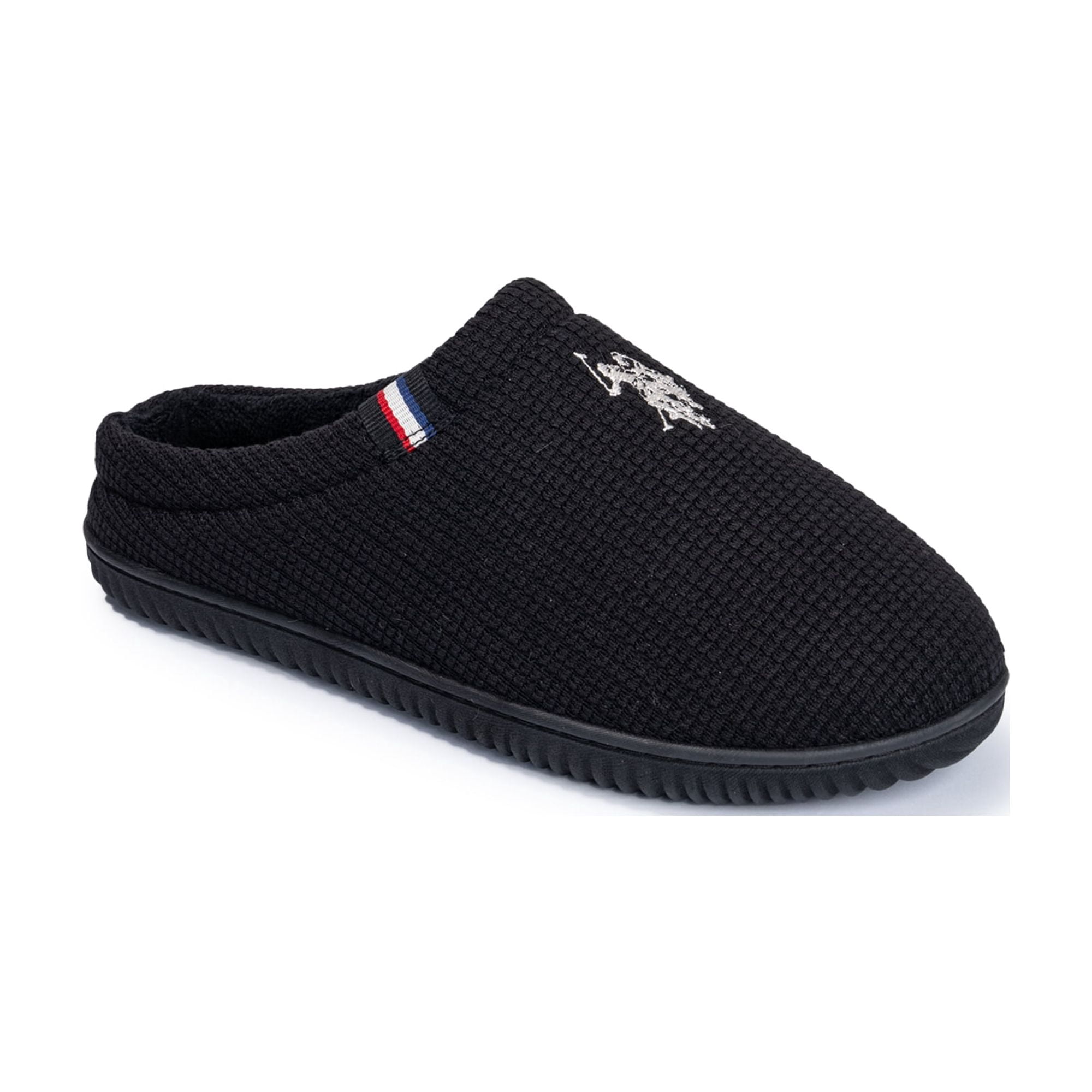 Mens USPA Knitted Scuff Slipper