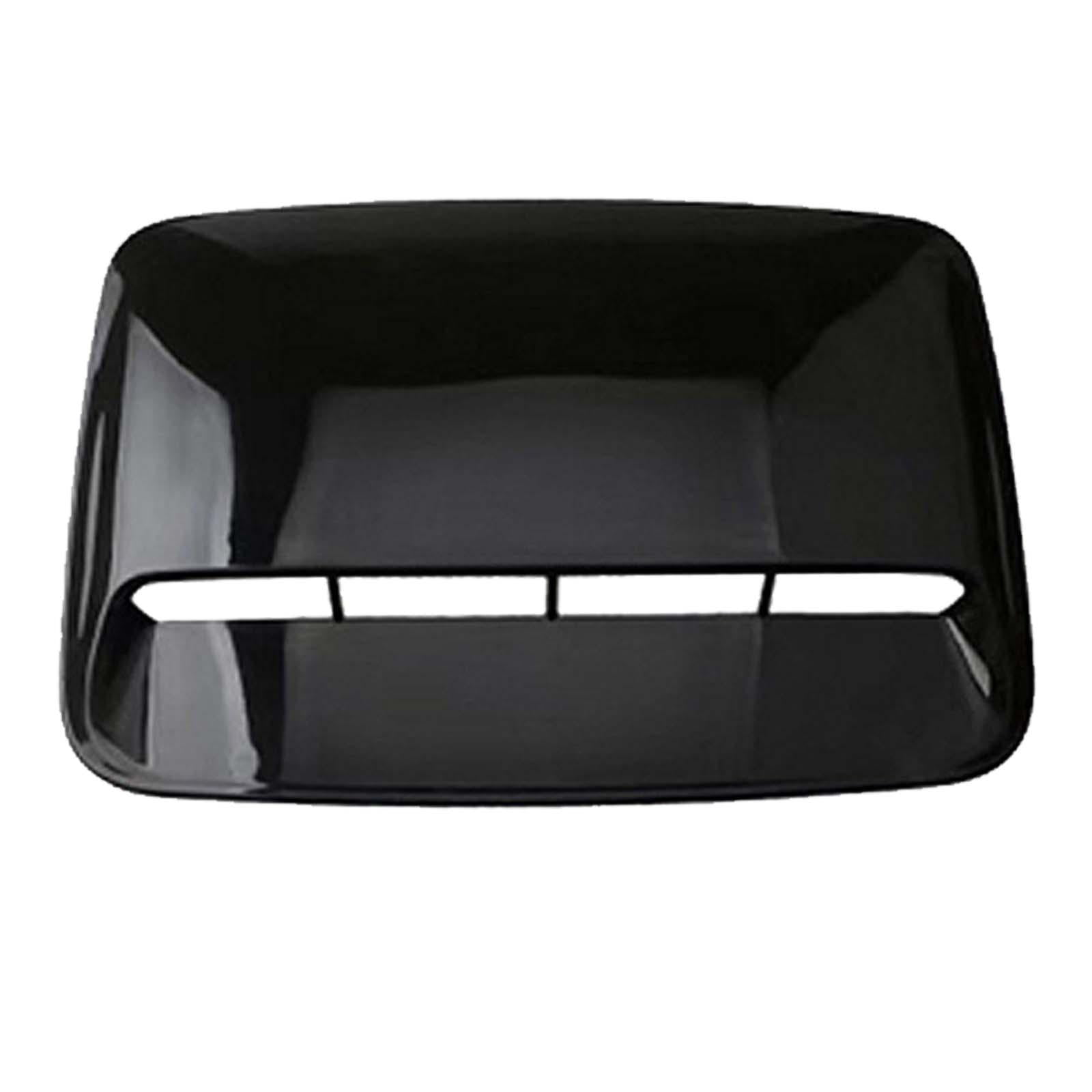 Nishiyuenyi Hood Body Air Decorative Intake Replaces Car Hood Vent for Car Modification Gloss Black
