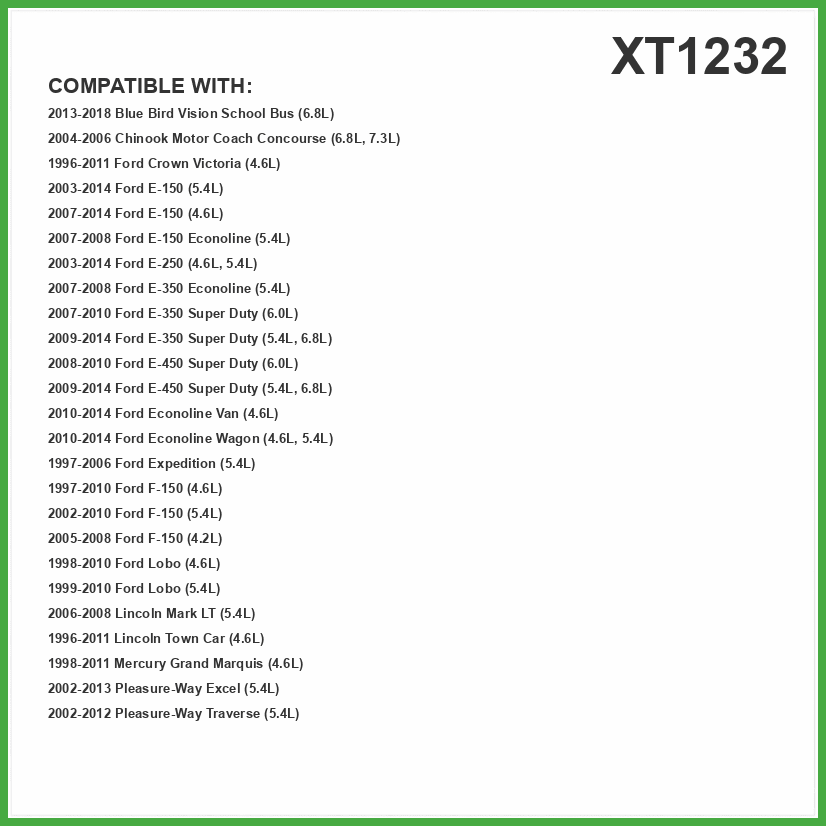 ECOGARD XT1232 Premium Professional Automatic Transmission Filter Kit Fits Ford F-150 5.4L 1997-2004, F-150 4.6L 1997-2005, Crown Victoria 4.6L 1996-2010, Mustang 3.8L 1997-2004