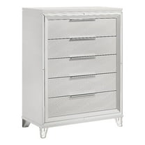 Marmore 5-drawer Bedroom Chest of Drawers White