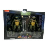 NECA TMNT Teenage Mutant Ninja Turtles LEONARDO & DONATELLO Action Figure 2 Pack