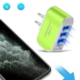 thumbnail image 4 of Justharion Chargeur Prise US USB LED 1000mA Adaptateur de Charge pour Cellulaire Tablette avec Indicateur Circuit Portable pour Protection Bloc d'Alimentation Vert 1Ensemble, 4 of 6