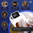 thumbnail image 5 of Vital Vibes Ultimate Ionic Foot Bath Detox Machine - Máquina de desintoxicación de pies para baño de spa de pies con pantalla táctil - Sal de Epsom y toalla de baño - Bañera plegable para pies - pulse, 5 of 5