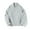 Gray, variant on Mens Cargo Jackets Solid Color Lightweight Outwear Zipper Hooded Coats for Men Warm