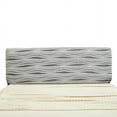 thumbnail image 4 of Namzi 1 solid color thick three-dimensional plush headboard cover, fully wrapped headboard backrest dust protection cover, length 120cm (gray), 4 of 4