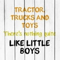 thumbnail image 2 of Kimberly, Allen 15x15 Black Ornate Wood Framed with Double Matting Museum Art Print Titled - Tractor and Trucks 2, 2 of 4