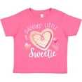 thumbnail image 3 of Inktastic Daddy's Little Sweetie with Pink Heart Cookie Boys or Girls Toddler T-Shirt, 3 of 5
