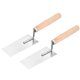 thumbnail image 1 of Uxcell 2Pcs Herramienta de Mano para Masonería, Paleta de Apuntalamiento de Acero al Carbono de 6.7" x 3" con Mango de Madera de 7.09" para Concreto, Cemento, Yeso, Mortero, Estuco, Azulejo, Blanco, 1 of 6