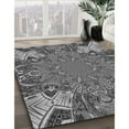 thumbnail image 2 of Ahgly Company Indoor Rectangle Patterned Black Cow Black Area Rugs, 7' x 9', 2 of 6