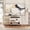 White, variant on FITUEYES Tall Stable Heavy Rolling Floor TV Stand Mount for 40-85 inch TVs, Height Adjustable