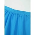 thumbnail image 5 of ZDHoor Girls Chiffon Pull On Ballet Dance Skirt Sheer Wrap Skirt Ballerina Dancewear,Sizes 2-16 Blue-B 15-16, 5 of 7