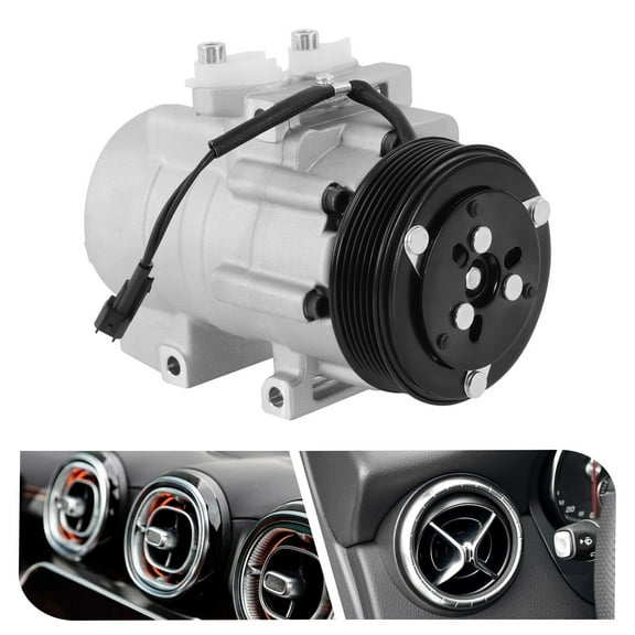 A/C Air Conditioner Compressor w/ Clutch For Ford F-150/ 250/350 4.6L/5.4L 2007 2008 2009 2010