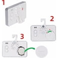 thumbnail image 2 of 3X Fridge Thermometer Digital Freezer Thermometer Fridge Thermometer Bedroom Waterproof Freezer Thermometer with LCD Display with Hook for Temperature,, 2 of 4
