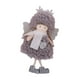 thumbnail image 1 of Injueey Colgantes de Navidad muñeco de peluche decoraciones para árboles de Navidad gris, 1 of 6