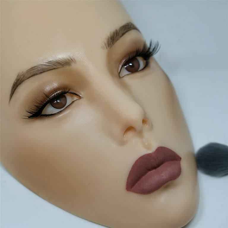 Makeup Practice Face Board Silicone Makeup Practice Board 3D