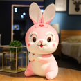 thumbnail image 1 of 30/45/55cm cute/soft/cartoon/rabbit plush toy/mascot of the Year of the Rabbit/children's birthday gift/New Year giftpink45cm Deng Xun unisex, 1 of 2