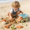 thumbnail image 1 of YWIYIUD 6PCS Reusable Beach Toy Set with Sand Car and Cute Model for Beach Backyard Park Pool and Outdoor Activities Practical Beach Interactive Toys for Parent and Teens, 1 of 7
