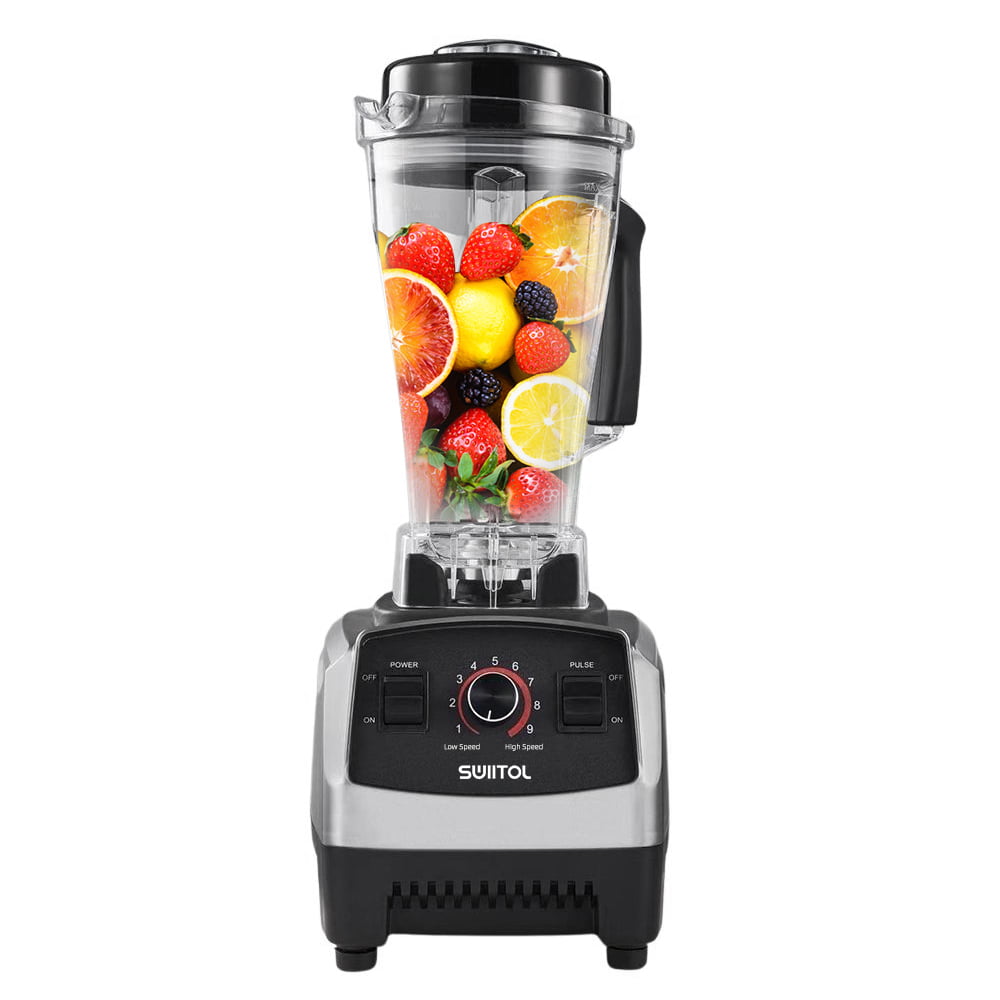Swiitol Watts Blender Smoothie Maker 9 Speeds for Home Kitchen Party Christmas Gift, Gray Walmart.com