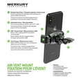 thumbnail image 2 of Merkury Innovations Air Vent Mount Universal Car Mount for Smartphones, 2 of 5