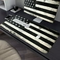 thumbnail image 4 of Wood American Flag Gaming Mouse Pad Black and White Stripes Rustic Mousepad XL Large Gaming Mouse Pad Laptop Keyboard Mat Desk Pad 31.5"x11.8" Office Computer Keyboard Laptop Home, 4 of 6