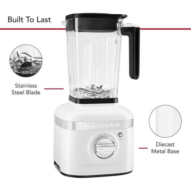 KitchenAid K400 Variable Speed Blender in White - Walmart.com