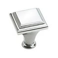 thumbnail image 1 of BP26131-26 1 Pouce Bouton Carré - Chrome Poli, 1 of 1