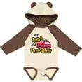 thumbnail image 3 of Inktastic My Aunt is a Firefighter with Fire Truck Boys or Girls Long Sleeve Baby Bodysuit, 3 of 5