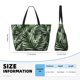 thumbnail image 4 of Fotbe Tropical Palm Leaves1 Bolsa de Viaje para Playa - Resistente al Agua, Bolsa Tote de Gran Capacidad y Ligera con 7 Bolsillos para Mujeres y Hombres, 4 of 7