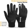 thumbnail image 3 of Guantes Guantes impermeables a prueba de viento para bicicleta, guantes térmicos para ciclismo con pantalla táctil, para invierno, para deportes al aire libre, esquí y bicicleta de carretera, 3 of 8