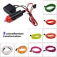 thumbnail image 1 of Gwong Autos Luz de alambre de coches Flexible flexible PVC de PVC estilo neón lámpara LED decoración interior Gwong 24017791, 1 of 6