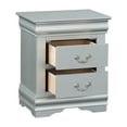 thumbnail image 3 of Platinum 2-Drawer Nightstand, 3 of 9
