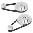 thumbnail image 1 of Synchronous Wheel Aluminum Alloy Timing Pulley With Hex Wrench With 2Pcs Length 200mm Width 6mm Belt, 1 of 8
