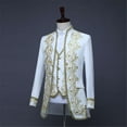 LYCAQL Suits for Men Mens European Style Court Uniforms Performances ...