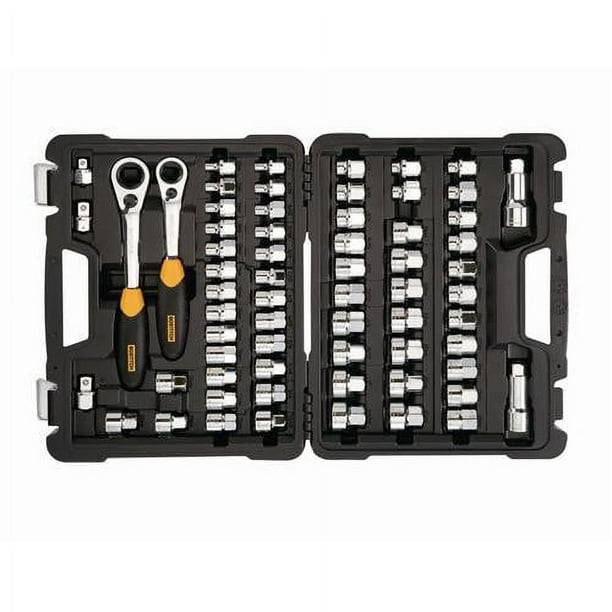 BOSTITCH BTMT72287, 65-Piece Pass Thru Socket Wrench & Set, 65