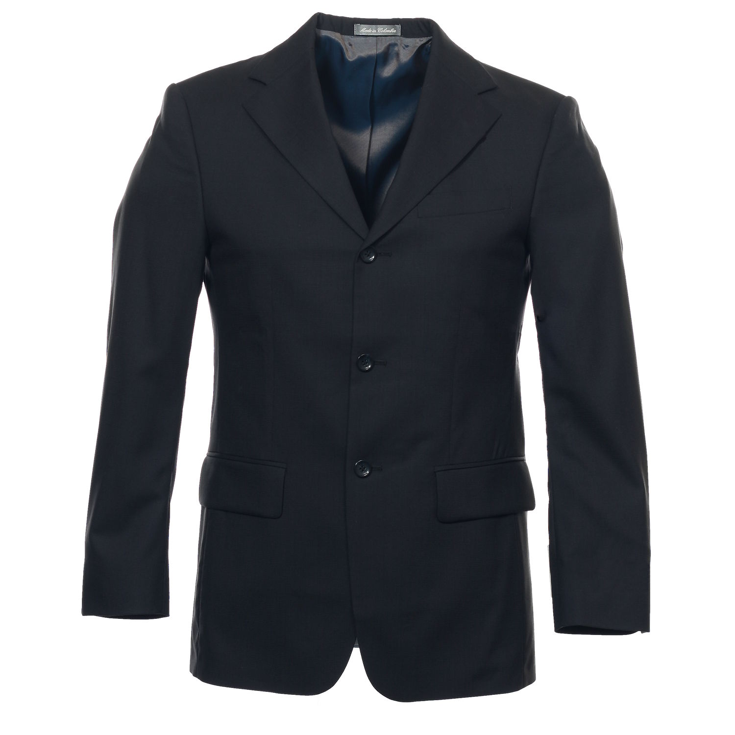Geoffrey Beene Blue 3 Button Sport Coat Sports Jacket , Size 38 Regular