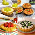 thumbnail image 3 of Hengguang 6Pcs Removable Bottom Mini Tart Pan, 4 Inch Non Stick Mini Tart Pans Set, Carbon Steel Nonstick Round Quiche Pie Pan, Tart Pie Pan Round Tart Quiche Pan for Cooking(Black), 3 of 9